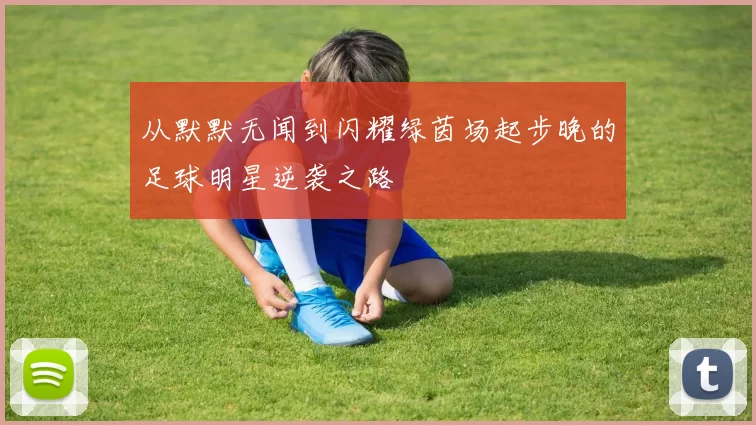 从默默无闻到闪耀绿茵场起步晚的足球明星逆袭之路
