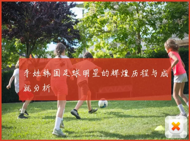 李姓韩国足球明星的辉煌历程与成就分析