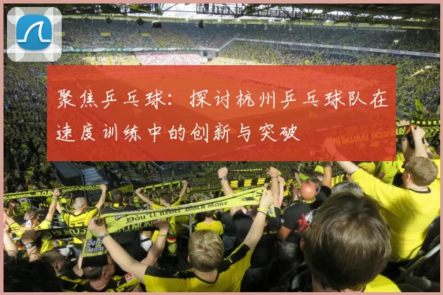 聚焦乒乓球：探讨杭州乒乓球队在速度训练中的创新与突破